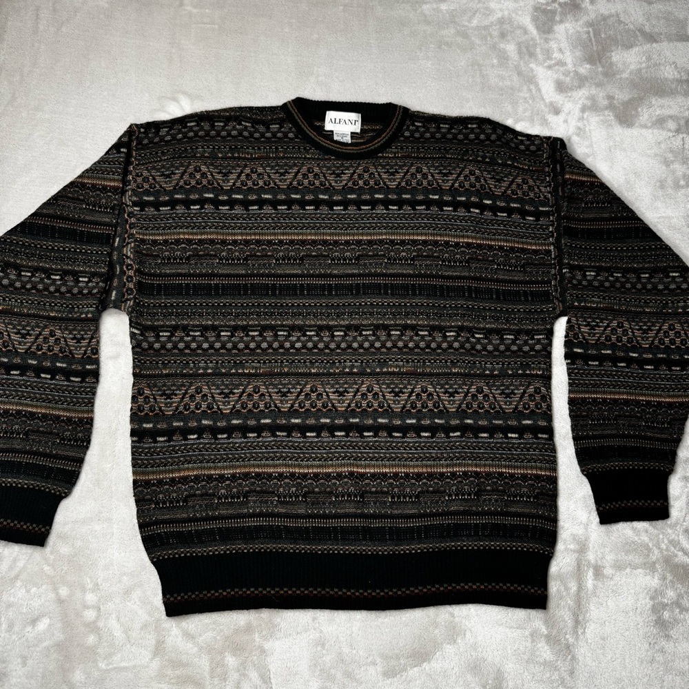 Vintage Alfani wool blend sweater medium